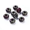Natural Dragon Bloodstone European Beads G-K290-07-1