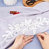 Flower Blossom Sequin Appliques DIY-WH0407-02-3