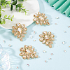 Teardrop Shape Alloy Rhinestone Appliques FIND-FG0002-19A-5