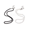 Black & White Couple Choker Necklaces Set NJEW-JN04224-1