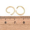 Brass Open Jump Rings KK-G604-08G-06-4