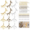 DIY Antler Shape Earring Making Kit DIY-SZ0009-11-1