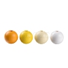 160Pcs 4 Colors Farmhouse Country and Rustic Style Painted Natural Wood Beads WOOD-LS0001-01H-2