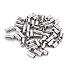 Tarnish Resistant 201 Stainless Steel Cord Ends STAS-F250-10P-M-1