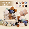 240Pcs 24 Styles Natural & Synthetic Mixed Gemstone Beads G-NB0004-79-6