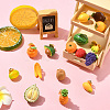16Pcs 16 Styles Resin Alloy Lapel Pin Backs for Backpack Clothes JEWB-CJ0001-59-5