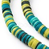 Handmade Polymer Clay Beads Strands CLAY-R089-6mm-T02B-26-6