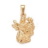 Ion Plating(IP) 304 Stainless Steel Pendants X-STAS-D165-14G-07-1