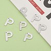 Tarnish Resistant 304 Stainless Steel Letter Charms LS-STAS-O072-P-6