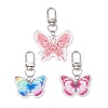 Butterfly Acrylic Pendant Decorations HJEW-JM02372-1