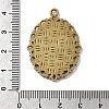 Zinc Alloy Pendant Settings for Cabochon & Rhinestone PALLOY-A15257-AB-LF-3