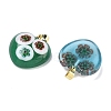 Handmade Lampwork Pendants LAMP-D006-03G-2