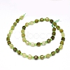 Natural Green Garnet Beads Strands G-O201B-34-2