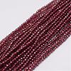 Natural Garnet Beads Strands G-E351-03-1