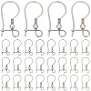 100Pcs 316L Surgical Stainless Steel Hoop Earring Findings STAS-SC0008-52-1