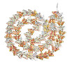 Electroplate Glass Beads Strands EGLA-N012-04L-2