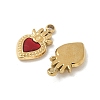 304 Stainless Steel Enamel Charms STAS-V015-18A-G-2
