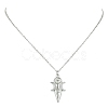 Non-Tarnish 304 Stainless Steel Pendant Necklace for Women NJEW-JN04387-3