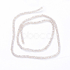 Electroplate Glass Beads Strands X-EGLA-F003-C13-2