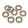 Tibetan Style Alloy Linking Rings X-TIBE-S050-AB-FF-1