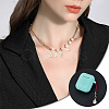 16 Sets 8 Styles ABS Plastic Imitation Pearl Pendants PALLOY-GA0004-13-6