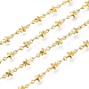 304 Stainless Steel Star Link Chains CHS-M003-04G-2