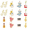 32Pcs 8 Styles Alloy Pendants FIND-TA0010-88-2