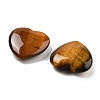 Heart Natural Tiger Eye Worry Stone G-C134-06A-13-2