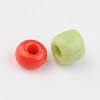 6/0 Opaque Colours Round Glass Seed Beads X-SEED-A010-4mm-51-2