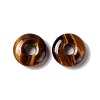 Natural Tiger Eye Pendants G-E135-03K-2