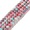 Baking Paint Glass Bead Strands GLAA-H031-01B-01-1