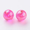 Eco-Friendly Transparent Acrylic Beads PL735-15-2