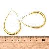 Teardrop Brass Dangle Earrings EJEW-R018-01G-5