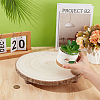 Round Wood Flower Pot Shelf AJEW-WH0709-031A-4