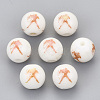 Electroplate Glass Beads EGLA-S178-11L-04-1