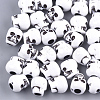 Craft Style Acrylic Beads X-MACR-T023-13-1
