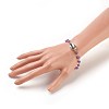 Natural Amethyst Beads Bracelets BJEW-JB03954-03-5