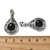 Synthetic Blue Goldstone Pendants G-Q158-05P-20-3