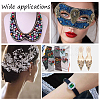 AHADEMAKER 36Pcs 18 Colors Sew on Rhinestone RGLA-GA0001-03-7