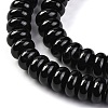 Natural Black Agate(Dyed & Heated) Beads Strands G-G177-F01-02-4