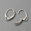 925 Sterling Silver Leverback Earring Findings STER-WH0004-011-2