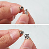 16Sets 4 Style 304 Stainless Steel Screw Clasps STAS-FW0001-08P-3