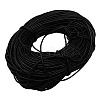 Black Cowhide Leather Cord For DIY Craft Jewelry X-WL-A003-18-1