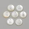 Freshwater Shell Pendants SHEL-Q010-005P-1
