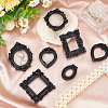 12Pcs 6 Style Resin Picture Frames RESI-CP0001-02-5