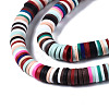 Handmade Polymer Clay Beads X-CLAY-R067-6.0mm-M2-3