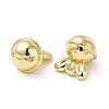 Rack Plating Alloy Rabbit Charms FIND-G044-02LG-2