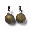Natural Agate Charms G-Q998-036E-2