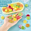 40Pcs 10 Styles Resin Imitation Fruit Model DJEW-TA0001-18-6