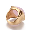 Ion Plating(IP) 304 Stainless Steel Finger Rings RJEW-E157-35G-01-2